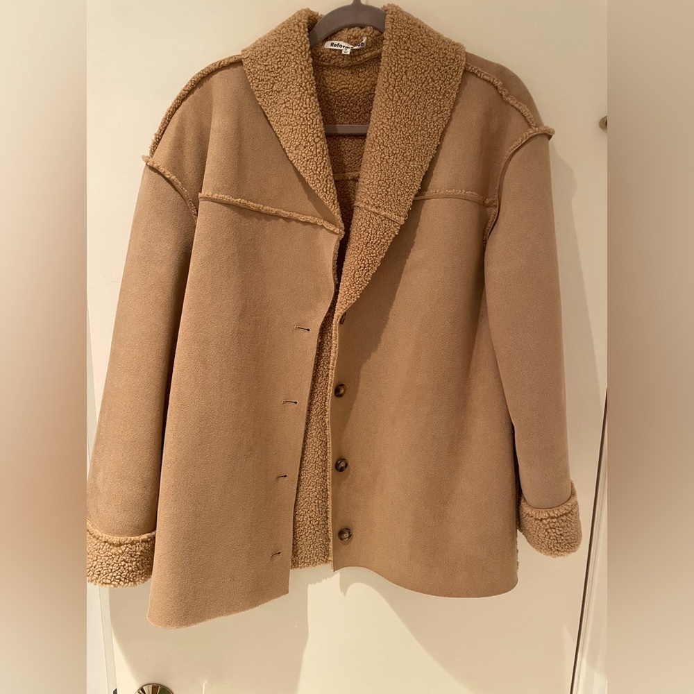 Reformation Gramercy Coat; size Small